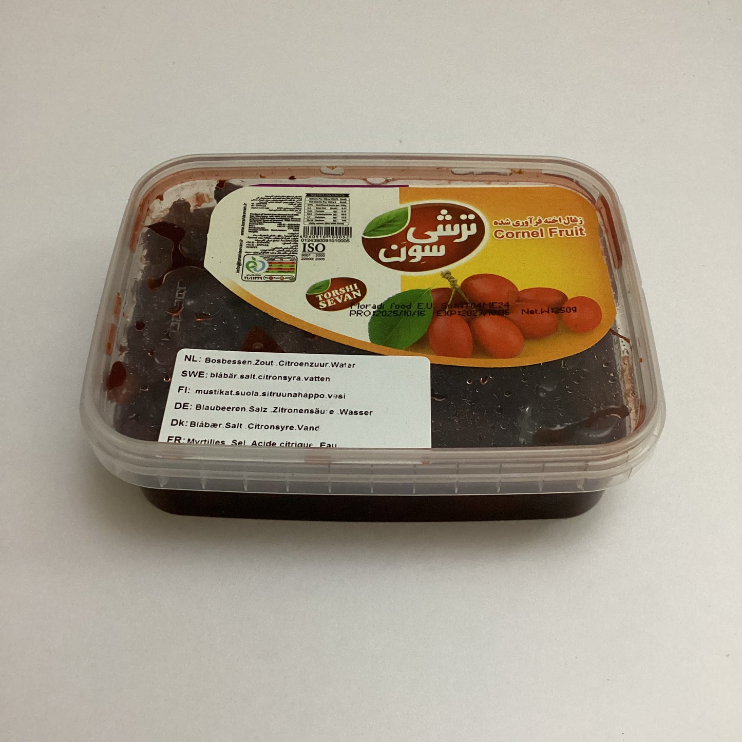 ترشک زغال لخته سون🥝🥭🍒Kornelkirschen Seven 250 g