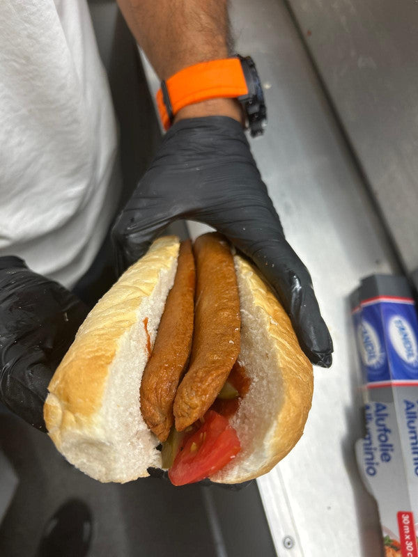 هات داگ /Hotdog mit Trinken