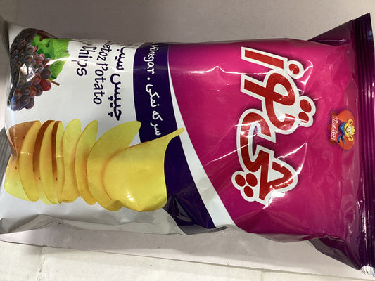 چیپس سرکه نمکی بزرگ/Chips mit Essig groß